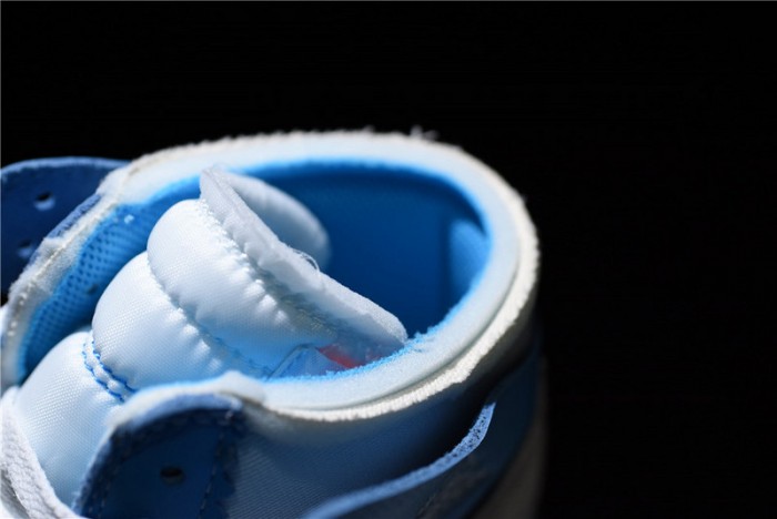 OW Air Jordan 1 Powder Blue UNC AQ0818-148