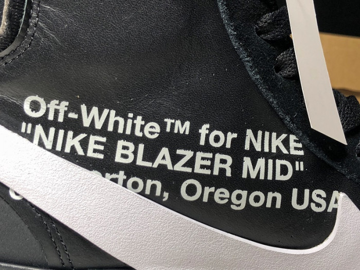 OW Nike Blazer Black AA3832-001