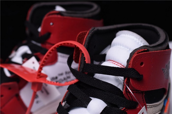 OW Air Jordan 1 Retro Chicago The Ten AA3834-101